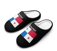 Flag of Panama - Pantuflas de casa para hombre, para interiores y exteriores, con suela de goma, Estilo:, 39 2/3 EU