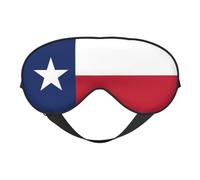 Flag of Texas - Antifaz reversible de poliéster para dormir con correa ajustable para máxima comodidad y bloqueo de luz
