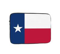 Flag of Texas - Bolsa para portátil de 10 pulgadas, a prueba de golpes, bolsillo interior portátil para negocios, viajes, escuela, oficina