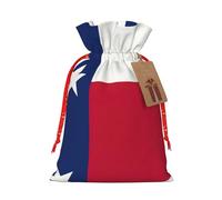 Flag Of Texas - Bolsa resistente con cordón de 8.3 x 11.8 pulgadas, bolsa de regalo moderna y práctica para necesidades diarias, 1 unidad