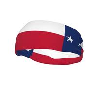 Flag of Texas - Diadema de entrenamiento que absorbe la humedad, bandas para el sudor para correr, ciclismo, fútbol, yoga, diadema para mujeres y hombres