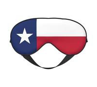 Flag of Texas - Máscara de ojos unisex, cero presión ocular, máscara para dormir, cubierta suave para ojos para viajes