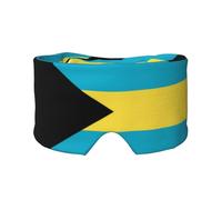 Flag of The Bahamas - Antifaz ajustable para dormir y orejeras, diadema unisex para dormir de lado (26.8 x 4.3 pulgadas), cubierta cómoda para viajes en interiores y exteriores, para yoga