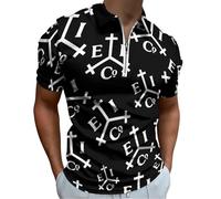Flag of The East India Trading Company - Polo de manga corta con cuello para hombre, camiseta casual de verano, Estilo:, XS