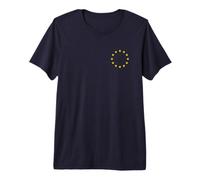 Flag of The European Union EU Europe Ring of Stars Camiseta Premium