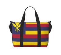 Flag of the Kingdom of Hawaii - Bolso bandolera de mano para mujer, bolso de mano informal con cremallera, adecuado para el trabajo, viajes, fitness, viajes