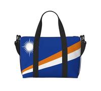 Flag of the Marshall Islands - Bolsa de viaje de 40 L, con correa ajustable, ideal para gimnasio, deportes, pesca, caza, viajes