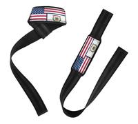 Flag Of The United States West Virginia - Correa de muñeca de levantamiento de pesas acolchada de neopreno de 26 pulgadas, para levantamiento de potencia, entrenamiento de fuerza, culturismo