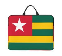 Flag of Togo Print - Funda para portátil de 14 pulgadas, asa portátil para viajes de negocios, viajes, se adapta a portátiles y tabletas