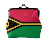 Flag of Vanuatu - Monedero pequeño para mujer, con cierre de beso, tamaño de bolsillo, mini monedero para mujer
