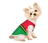 Flag of Vanuatu Pet - Camiseta transpirable sin mangas para perros y gatos pequeños, suave, cómoda, elegante