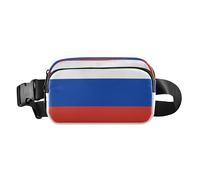 Flag Russia - Bolsa cruzada para mujeres y hombres, bolsa cruzada multiusos antirrobo con correa ajustable para viajes, día festivo, correr