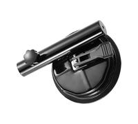 Flag Suction Cup, Vehicle Flagpole Mount, Pole Bracket Base for Car RV Motorcycle Display, Weatherproof Non-Drill Solution with Quick Lock Grip to Support Flags During Events Rallies, 7.28x5.69 in