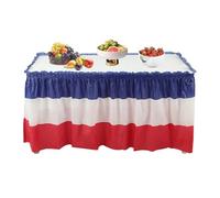 Flag Table Cloth, Independence Day Ta-ble Cloths, Self Adhesive July 4th Table-ware,Ammerican Party Decorations, Patriotic Tableware, Americans Diner Accessories, Veterans Daay Decorationss