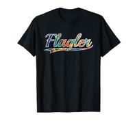 Flagler Florida St Augustine Tie Dye Vintage Varsity Camiseta