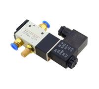FLAGPVPAGT 3V210-08 Válvula de control neumática 2 posiciones y 3 puertos 1/4" Válvulas solenoides CC 12 V, 24 CA 110, 220(3V210-08 w 12mm,AC220V)