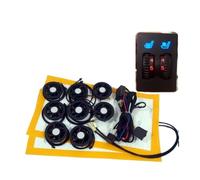 FLAGPVPAGT 8 fans/seat, car seat heater&ventilating kits with rectangle switch(With black fans)