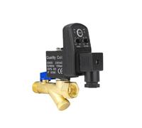 FLAGPVPAGT AC 220V 110V 1/2" DN15 OPT-B with Timer 2 Way Gas Tank Water Automatic Electronic Drain Valve Air Compressor(110V)