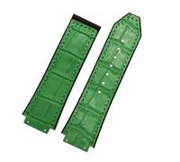 FLAGPVPAGT Cf brx Correa De Reloj Compatible Con Correas Blandas De 25 Mm X 19 Mm, Compatible Con Pulseras De Reloj De La Serie Fit For Big Bang Y Silicona.(Green-no buckle)
