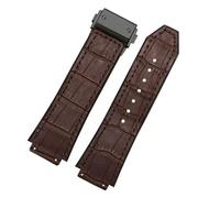 FLAGPVPAGT Cf brx Correa De Reloj Compatible Con Correas Blandas De 25 Mm X 19 Mm, Compatible Con Pulseras De Reloj De La Serie Fit For Big Bang Y Silicona.(Brown-black)