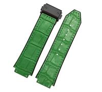 FLAGPVPAGT Cf brx Correa De Reloj Compatible Con Correas Blandas De 25 Mm X 19 Mm, Compatible Con Pulseras De Reloj De La Serie Fit For Big Bang Y Silicona.(Green-black)