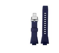 FLAGPVPAGT Compatible Con La Serie GST-B400, Correa De Repuesto Fit For Hombre, Accesorios De Pulsera, Correa De Resina.(Blue silver)