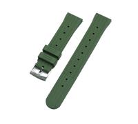 FLAGPVPAGT Correa De 20 Mm Compatible Con Pulsera Caucho S3 22(Green silver,20mm)