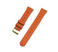 FLAGPVPAGT Correa De 20 Mm Compatible Con Pulsera Caucho S3 22(Orange gold,20mm)