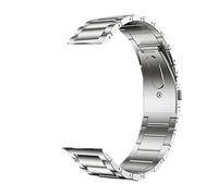 FLAGPVPAGT Correa De 22 Mm Compatible Con OCEAN/VERTICAL/RACE S. Correa De Repuesto Compatible Con 9 PEAK PRO/DLC 5 PEAK. Brazalete De Metal.(Silver)