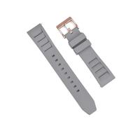 FLAGPVPAGT Correa De Reloj Caucho Fluorado 20 Mm Y 22 Apta Fit For Correas Pulseras Buceo(Gray 4,20mm)