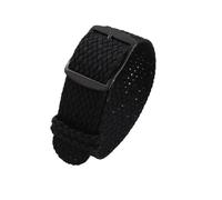 FLAGPVPAGT Correa De Reloj De Nailon Tejido De 18 Mm, 20 Mm Y 22 Mm, Color Liso, Compatible Con Pulseras De Reloj De Tela, Hebilla Negra, Verde Y Azul Marino.(Black,18mm)