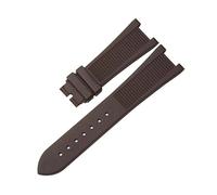 FLAGPVPAGT Correa De Reloj De Silicona Resistente Al Agua Fit For Hombre, Compatible Con Las Series 5711, 5712 Y 5980.(Brown-no buckle)