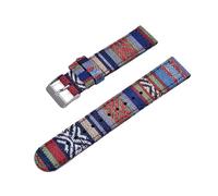 FLAGPVPAGT Correa De Reloj Nailon Étnica Multicolor 20 Mm Y 22, Lona Apta Fit For Correas(Color 5,20mm)