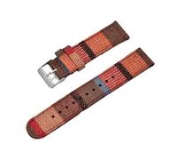 FLAGPVPAGT Correa De Reloj Nailon Étnica Multicolor 20 Mm Y 22, Lona Apta Fit For Correas(Color 7,22mm)