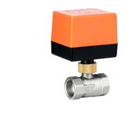 FLAGPVPAGT Válvula de bola acero inoxidable con rosca eléctrica, 2 controles, 3 cables, actuador solenoide agua, CA 220 V, CC 12 V-24, DN15/20/25/32/40/50(DN25,AC220V_2-WAY)