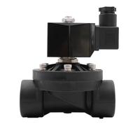 FLAGPVPAGT Válvula Solenoide De Plástico Normalmente Cerrada O Abierta, Válvulas Agua DN15 DN20 DN25 DN32 DN40 DN50, CA 110V 220V DC12V 24V, Rosca G NPT(2",G_AC 110V_NORMALLY CLOSED)