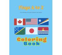 Flags A-Z Coloring Book