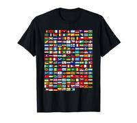 Flags of The Countries of The World Graphic Cool Designs Camiseta