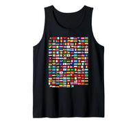 Flags of The Countries of The World Graphic Cool Designs Camiseta sin Mangas