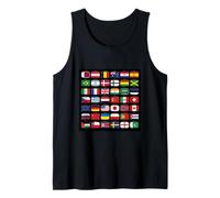 Flags of The Countries of The World Graphic Cool Designs Camiseta sin Mangas