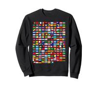 Flags of The Countries of The World Graphic Cool Designs Sudadera