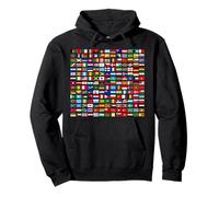 Flags of The Countries of The World Graphic Cool Designs Sudadera con Capucha
