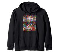 Flags of The Countries of The World Graphic Cool Designs Sudadera con Capucha