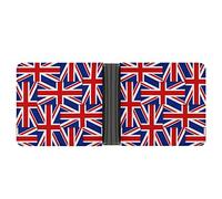 Flags of The United Kingdom - Cartera personalizada con bloqueo RFID, delgada, plegable, bolsillo frontal, tarjetero para hombres y mujeres, Estilo:, Talla única, MHXYZHW