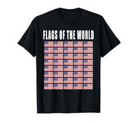 Flags of The World Bandera de EE.UU. Divertido Camiseta