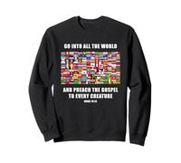 Flags of The World - Christian Faith Gospel Mark 16:15 Sudadera