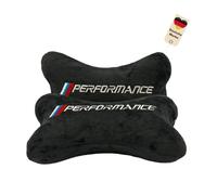 FlagShipper - 2 cojines cervicales para reposacabezas de coche, accesorios exclusivos, estilo ''Performance'', universal, apto para todo tipo de reposacabezas de coche