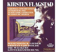 Flagstad, Kirstn - Farewell Concert Given March 20 1955 in New York