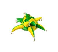 FlagSuperstore Sombrero de bufón verde y amarillo
