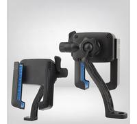 FLAIDO Soporte de teléfono para moto, 1S Quick Release Anti Shake Motorbike Phone Holder para smartphone de 3,5 a 7,0 pulgadas para moto Mirror Phone Mount con rotación de 360°